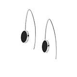 Skagen Damen Edelstahl Ohrringe mit Hakenverschluss / Ohrhakenverschluss