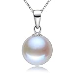 Kim Johanson Damen Perlenkette *Claire* aus 925 Sterling Silber Anhänger & Kette inkl. Schmuckbeutel