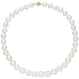 Jobo Damen Collier Perlenkette Südsee Perlen 45 cm Verschluss 585 Gold Halskette Kette